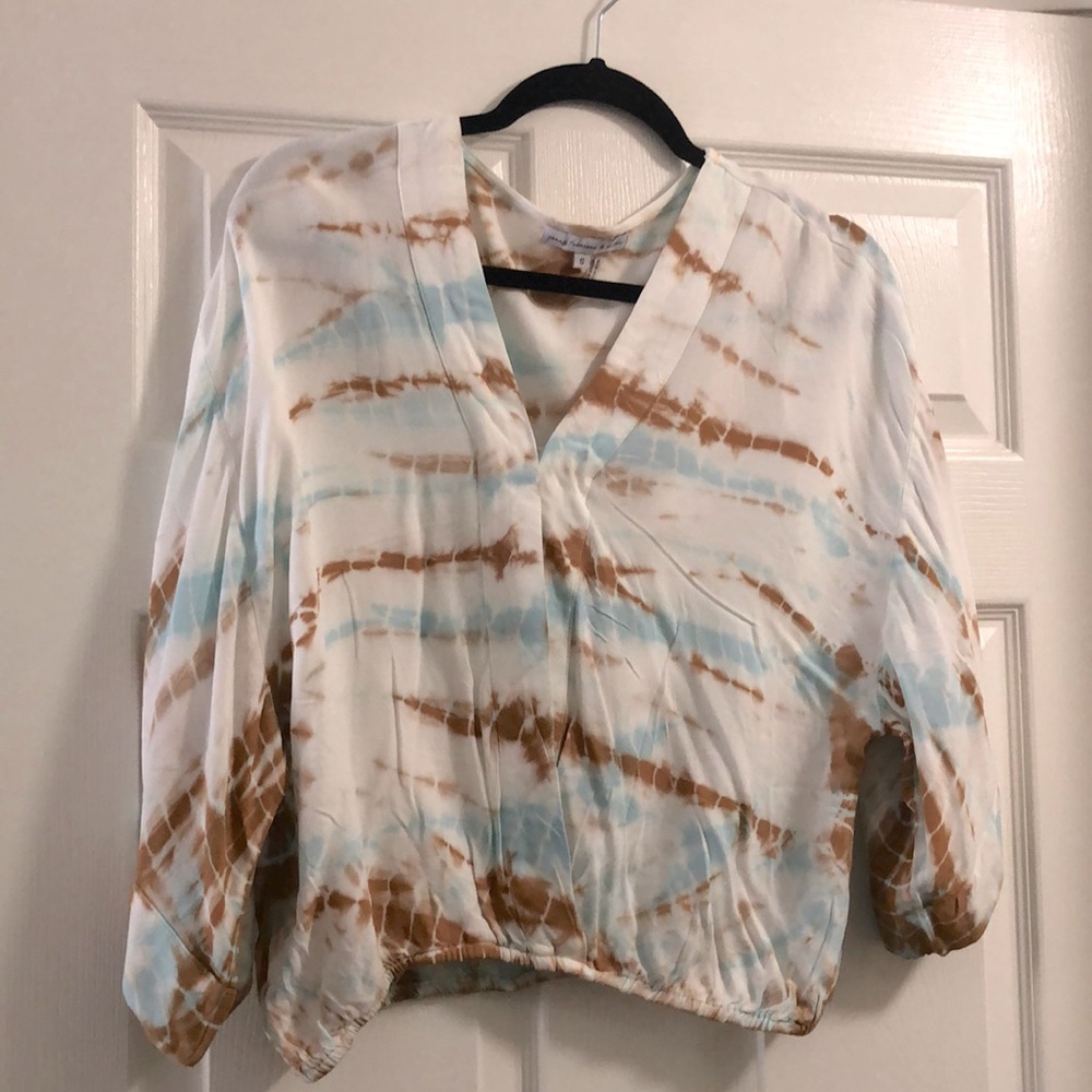 Multi Color Bat Wing Crop